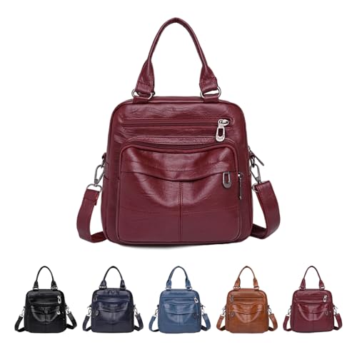 Boletochic Mini Rucksack für Damen leicht wasserdicht Lederrucksack Geldbörse Reise modischer Rucksack Design Umhängetasche für Damen Boletochic Mini Rucksack für Damen leicht wasserdicht Lederrucksack Geldbörse Reise modischer Rucksack Design Umhängetasche für Damen von Boletochic