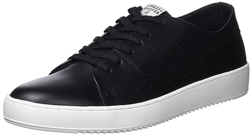 Boline Herren Sneakers aus Leder, Schwarz, 40 EU von Boline