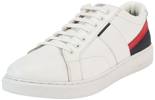 Boline Herren Sneakers aus Leder, Weiss, 40 EU von Boline