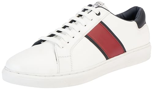 Boline Herren Sneakers aus Leder, Weiss, 41 EU von Boline