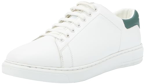 Boline Herren Sneakers aus Leder, Weiss Grün, 40 EU von Boline