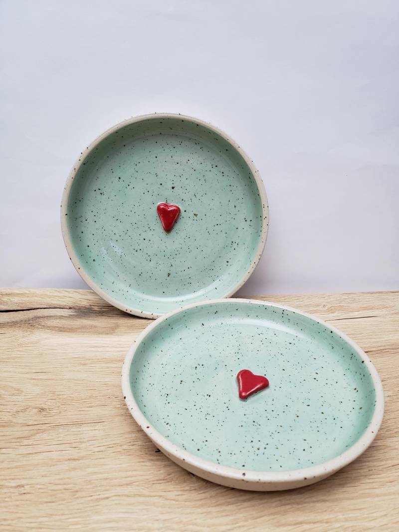 Schmuckschale Anbietschale Teller Süßigkeitenschale Getöpfert Ton Keramik Handgemacht Steinzeug Herz Valentinstagsgeschenk Valentinstag Schmuckschale Anbietschale Teller Süßigkeitenschale Getöpfert Ton Keramik Handgemacht Steinzeug Herz Valentinstagsgeschenk Valentinstag von BollWerkDesign