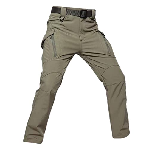 Herren Winter Angeln Weiche Wanderhose Herren Jagd Camping Wanderhose Army GN TX9 XL von Bollrllr