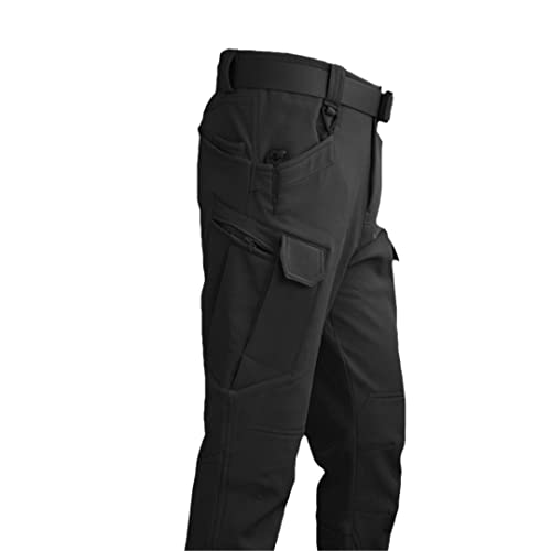 Herren Winter Angeln Weiche Wanderhose Herren Jagd Camping Wanderhose Schwarz TX7 XL von Bollrllr