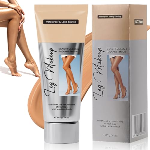 Bein Make Up Wasserfest, Kein Abfärben, Beine zum Abdecken von Krampfadern und Narben, Langanhaltend Körper Makeup, Gleicht den Haut Aus, Vollständig deckender Concealer für Frauen (Bronze) von BoloShine