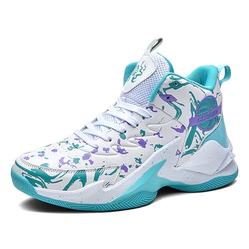 Bolognifi Herren Basketball Training Outdoor Anti-Rutsch-Sportschuhe Geschenk(Green2,39 EU) von Bolognifi