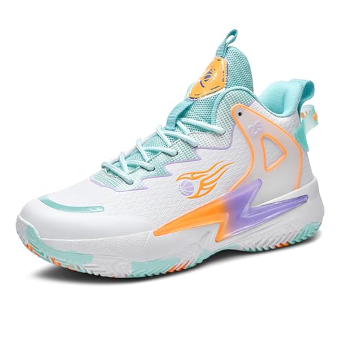 Bolognifi Herren Basketball Training Outdoor Anti-Rutsch-Sportschuhe Geschenk(Green3,36 EU) von Bolognifi