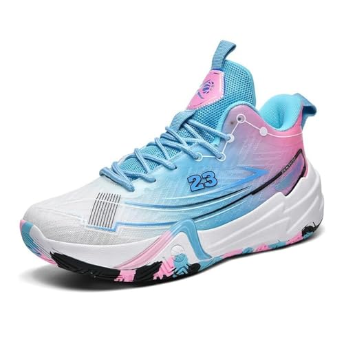 Bolognifi Herren-Basketballschuhe, leichte und rutschfeste Outdoor-Trainingssportschuhe Geschenk(Multi,40 EU) von Bolognifi