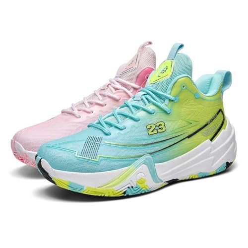 Bolognifi Herren-Basketballschuhe, leichte und rutschfeste Outdoor-Trainingssportschuhe Geschenk(Multicolor,44 EU) von Bolognifi