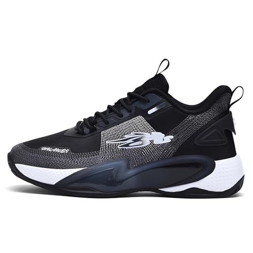Bolognifi Herren Indoor Outdoor Sport Basketballschuhe, Trainingslaufschuhe Geschenk(Gray,37 EU) von Bolognifi