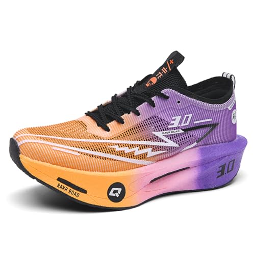 Bolognifi Herren Sport Laufschuhe Anti-Rutsch Training Basketballschuhe Geschenk(Purple,40 EU) von Bolognifi