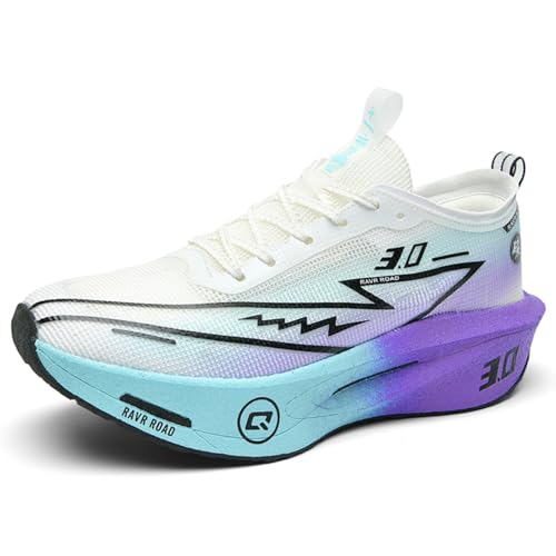 Bolognifi Herren Sport Laufschuhe Anti-Rutsch Training Basketballschuhe Geschenk(Purple1,42 EU) von Bolognifi