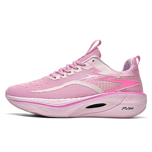 Bolognifi Herren Sportschuhe Leichte Anti-Rutsch-Dämpfung Laufschuhe Basketball Walking Schuhe Geschenk(Pink,42 EU) von Bolognifi