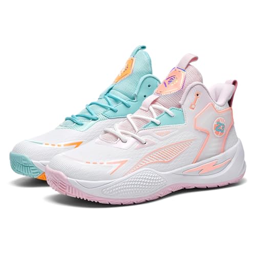 Bolognifi Robuste High-Top-Basketballschuhe for Männer/Frauen mit stylischem Colorblocking-Design Geschenk(Two Tone,40 EU) von Bolognifi