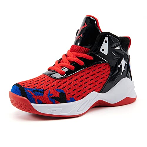 Bolognifi rutschfeste und verschleißfeste Sporttrainings-Lauf-Basketballschuhe for Herren Geschenk(Black1,43 EU) von Bolognifi