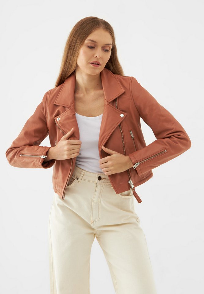 Bolongaro Trevor Bikerjacke MINIMAL BIKER AsymmetrischerVorderverschluss,Reißverschlusstaschen Bolongaro Trevor Bikerjacke MINIMAL BIKER AsymmetrischerVorderverschluss,Reißverschlusstaschen von Bolongaro Trevor