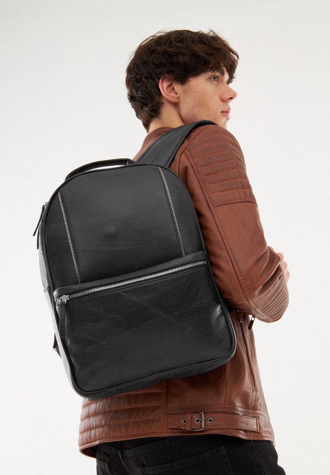 Bolongaro Trevor Rucksack BOBBY BACKPACK, Tragegriff oben, Verstellbare Träger, Hauptfach mit Reißverschluss von Bolongaro Trevor