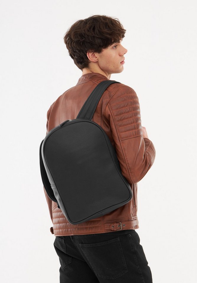 Bolongaro Trevor Rucksack MINIMAL BACKPACK, Tragegriff, Verstellbare Schulterriemen, Hauptfach mit Reißverschluss von Bolongaro Trevor