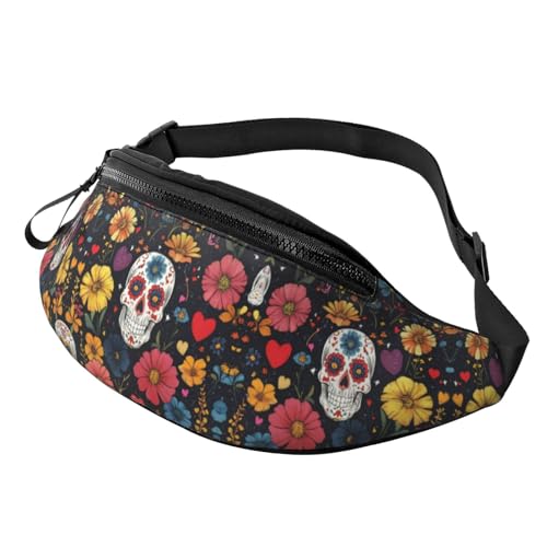 BoltPack Bauchtasche für Damen und Herren, mit verstellbarem Riemen, leichte, wasserdichte Hüfttasche für Sport, Wandern, Laufen, Skull 6, M, Trekkingrucksack BoltPack Bauchtasche für Damen und Herren, mit verstellbarem Riemen, leichte, wasserdichte Hüfttasche für Sport, Wandern, Laufen, Skull 6, M, Trekkingrucksack von Boltpack