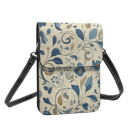 Boltpack Crossbody-Geldbörse, Handytaschen für Damen, Leder, Handytasche, Münzgeldbörse mit verstellbarem Schulterseil, Blume 18, 19 X 13.5 X 1 cm Boltpack Crossbody-Geldbörse, Handytaschen für Damen, Leder, Handytasche, Münzgeldbörse mit verstellbarem Schulterseil, Blume 18, 19 X 13.5 X 1 cm von Boltpack
