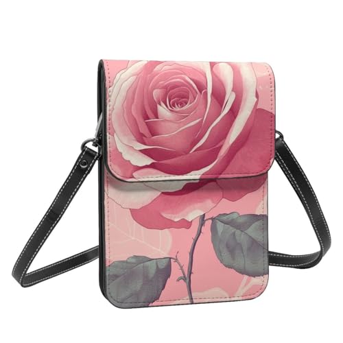 Boltpack Crossbody-Geldbörse, Handytaschen für Damen, Leder, Handytasche, Münzgeldbörse mit verstellbarem Schulterseil, Blume 9, 19 X 13.5 X 1 cm Boltpack Crossbody-Geldbörse, Handytaschen für Damen, Leder, Handytasche, Münzgeldbörse mit verstellbarem Schulterseil, Blume 9, 19 X 13.5 X 1 cm von Boltpack