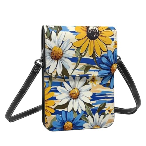 Boltpack Crossbody-Geldbörse, Handytaschen für Damen, Leder, Handytasche, Münzgeldbörse mit verstellbarem Schulterseil, Blumen 20, 19 X 13.5 X 1 cm Boltpack Crossbody-Geldbörse, Handytaschen für Damen, Leder, Handytasche, Münzgeldbörse mit verstellbarem Schulterseil, Blumen 20, 19 X 13.5 X 1 cm von Boltpack
