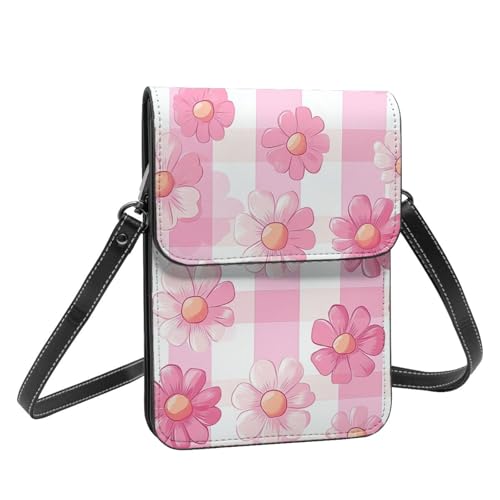 Boltpack Crossbody-Geldbörse, Handytaschen für Damen, Leder, Handytasche, Münzgeldbörse mit verstellbarem Schulterseil, Blumen 7, 19 X 13.5 X 1 cm Boltpack Crossbody-Geldbörse, Handytaschen für Damen, Leder, Handytasche, Münzgeldbörse mit verstellbarem Schulterseil, Blumen 7, 19 X 13.5 X 1 cm von Boltpack