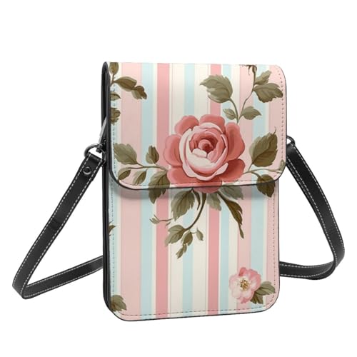Boltpack Crossbody-Geldbörse, Handytaschen für Damen, Leder, Handytasche, Münzgeldbörse mit verstellbarem Schulterseil, Floral 7, 19 X 13.5 X 1 cm Boltpack Crossbody-Geldbörse, Handytaschen für Damen, Leder, Handytasche, Münzgeldbörse mit verstellbarem Schulterseil, Floral 7, 19 X 13.5 X 1 cm von Boltpack