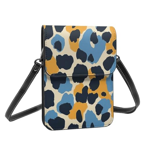 Boltpack Crossbody-Geldbörse, Handytaschen für Damen, Leder, Handytasche, Münzgeldbörse mit verstellbarem Schulterseil, Leopardenmuster 19, 19 X 13.5 X 1 cm Boltpack Crossbody-Geldbörse, Handytaschen für Damen, Leder, Handytasche, Münzgeldbörse mit verstellbarem Schulterseil, Leopardenmuster 19, 19 X 13.5 X 1 cm von Boltpack