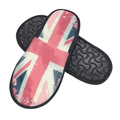 Boltpack Weiche rutschfeste Winter-Spa-Hausschuhe für den Innenbereich, für Schlafzimmer, Hotel, Reisen, Britische Flagge 11, 5.5/7.5 UK Men/ 4/6.5 UK Women Boltpack Weiche rutschfeste Winter-Spa-Hausschuhe für den Innenbereich, für Schlafzimmer, Hotel, Reisen, Britische Flagge 11, 5.5/7.5 UK Men/ 4/6.5 UK Women von Boltpack