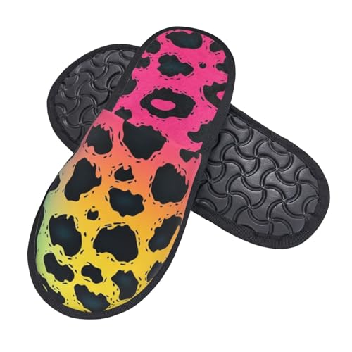 Boltpack Weiche rutschfeste Winter-Spa-Hausschuhe für den Innenbereich, für Schlafzimmer, Hotel, Reisen, Leopardenmuster 4, 5.5/7.5 UK Men/ 4/6.5 UK Women Boltpack Weiche rutschfeste Winter-Spa-Hausschuhe für den Innenbereich, für Schlafzimmer, Hotel, Reisen, Leopardenmuster 4, 5.5/7.5 UK Men/ 4/6.5 UK Women von Boltpack