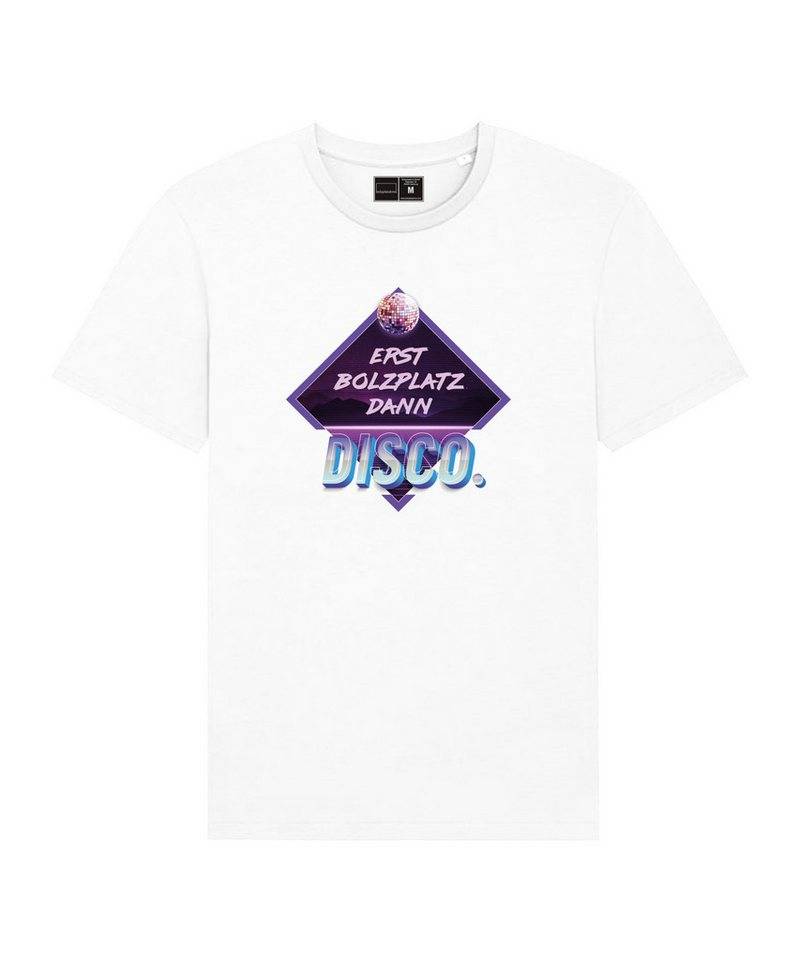 Bolzplatzkind T-Shirt Bolzplatzkind "80er Jahre" Straddle T-Shirt Baumwolle von Bolzplatzkind