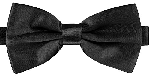 BomGuard Herren Fliege Damen Männer Schleife Mann Jugendliche, schwarz von BomGuard