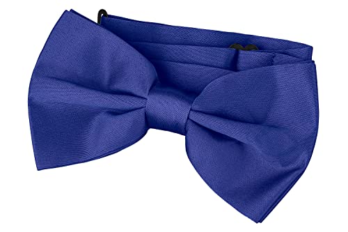 BomGuard Herren Fliege Schleife matt,blau von BomGuard