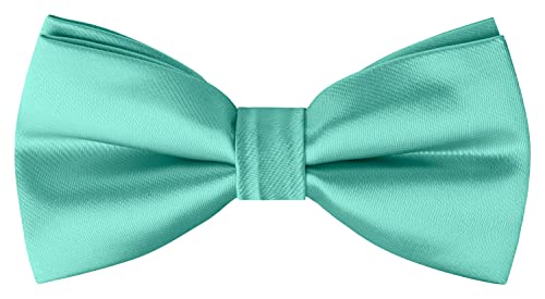 BomGuard Herren Fliege leichtgestreift,mint-türkis von BomGuard