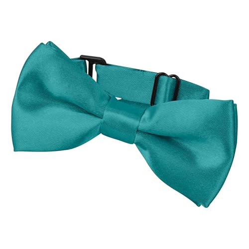 BomGuard Kinder Fliege Kleinkind einfarbig,türkis dunkler von BomGuard