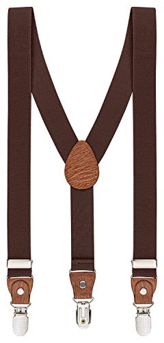 BomGuard Kinder Hosenträger 2–7 Jahre – Dunkelbraun von BomGuard