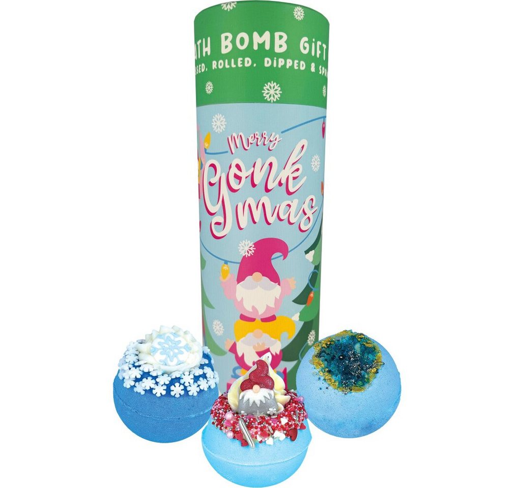 Bomb Cosmetics Hautpflege-Set Gonkmas Tube Satz von Weihnachtskugeln für pieli 3pcs. von Bomb Cosmetics