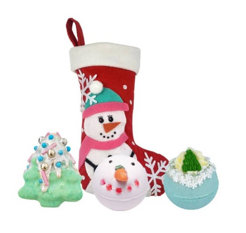 Bomb Cosmetics Hautpflege-Set Snowlady Stocking Set Geschenkset von Bomb Cosmetics