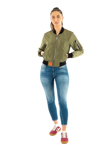 Bombers Original Damen MA1 Jacke, Beige (l,kaki 81), Large von Bombers Original