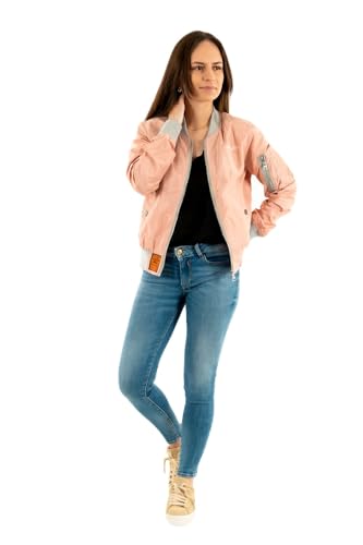 Bombers Original Damen MA1 Jacke, Rosa (Rose 25), X-Large von Bombers Original