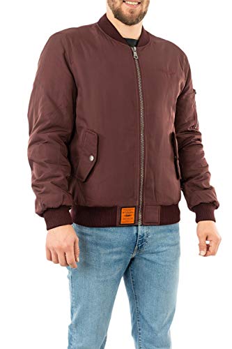 Bombers Original Herren Jacke M, Rot (Burgundy 5), Large von Bombers Original