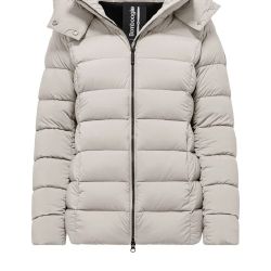 Graue Slim Fit Damen Daunenjacke - Bomboogie von Bomboogie