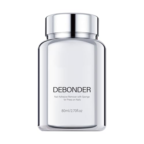 Bomefoi Nagelkleber Entferner, Klebereste Entfernung Für Gelnägel, Wasser- und Spritzwasserfester Gelkleber Entferner für Frauen & Männer mit Finger- und Zehennägeln von Bomefoi