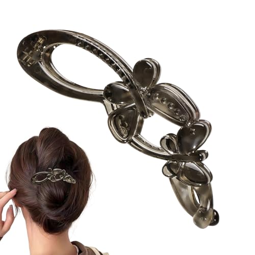 Bomefoi Twist Haarklammern,Pferdeschwanz Halter Clip Mit Verzierung | Mode-Styling-Accessoires Für Frauen, Mädchen, Freundin Und Mutter Bomefoi Twist Haarklammern,Pferdeschwanz Halter Clip Mit Verzierung | Mode-Styling-Accessoires Für Frauen, Mädchen, Freundin Und Mutter von Bomefoi