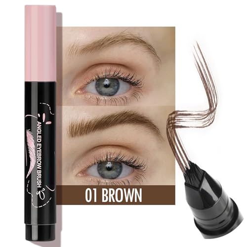 BommFu Augenbrauenstift für Damen,Wasserfester Langzeit-Augenbrauenstift - 1.4ml Ultrafeine Spitze Natürliche Schminke für Alltag Reisen Verabredung Sport von BommFu
