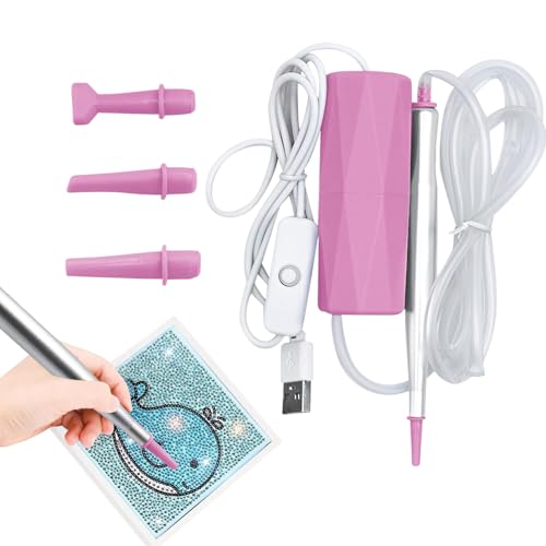 BommFu Nagel Design Werkzeug | Elektrische USB Vakuum Punktierwerkzeuge | Manuelles Bastel Zubehör Für Anfänger Erwachsene Kinder Anwendung von BommFu