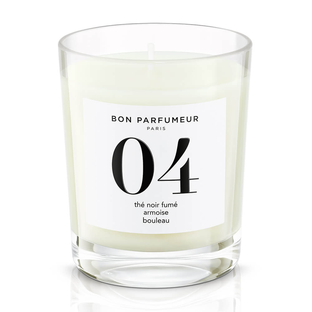 Bon Parfumeur Kerzen 04 Black Tea, Mugwort, Birch 180 g von Bon Parfumeur