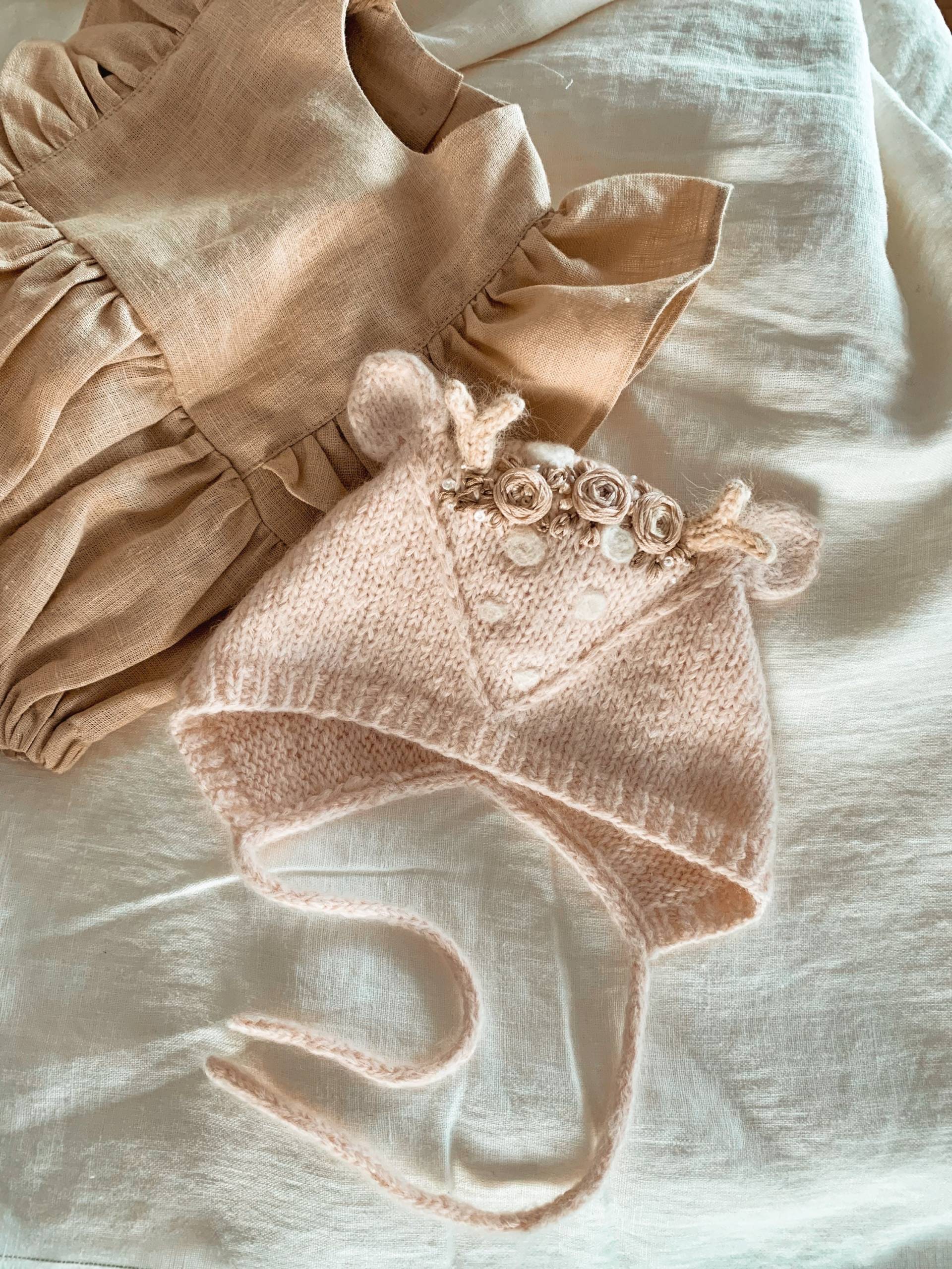 Mütze Für Kinder Mit Ohren, Reh Mütze, Warme Kindermütze, Merinowolle Kindermütze von BonBonnetStore