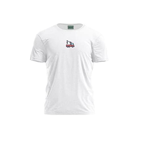 Bona Basics, Digital Bedrucktes, Herren Basic T-Shirt,%100 Baumwolle, Weiß, Lässig, Herren Oberteile, Größe: XL von Bona Basics